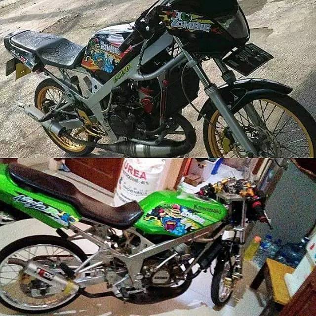 Paling Populer 30 Stiker Keren  Untuk  Motor Ninja R 