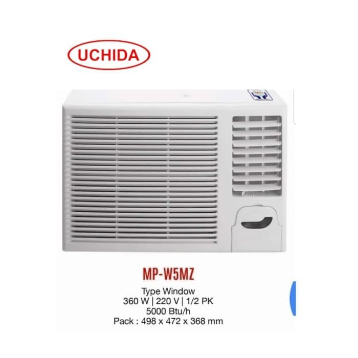 Top Brand Ac 1/2PK Window Uchida-MP-W5MZ Murah