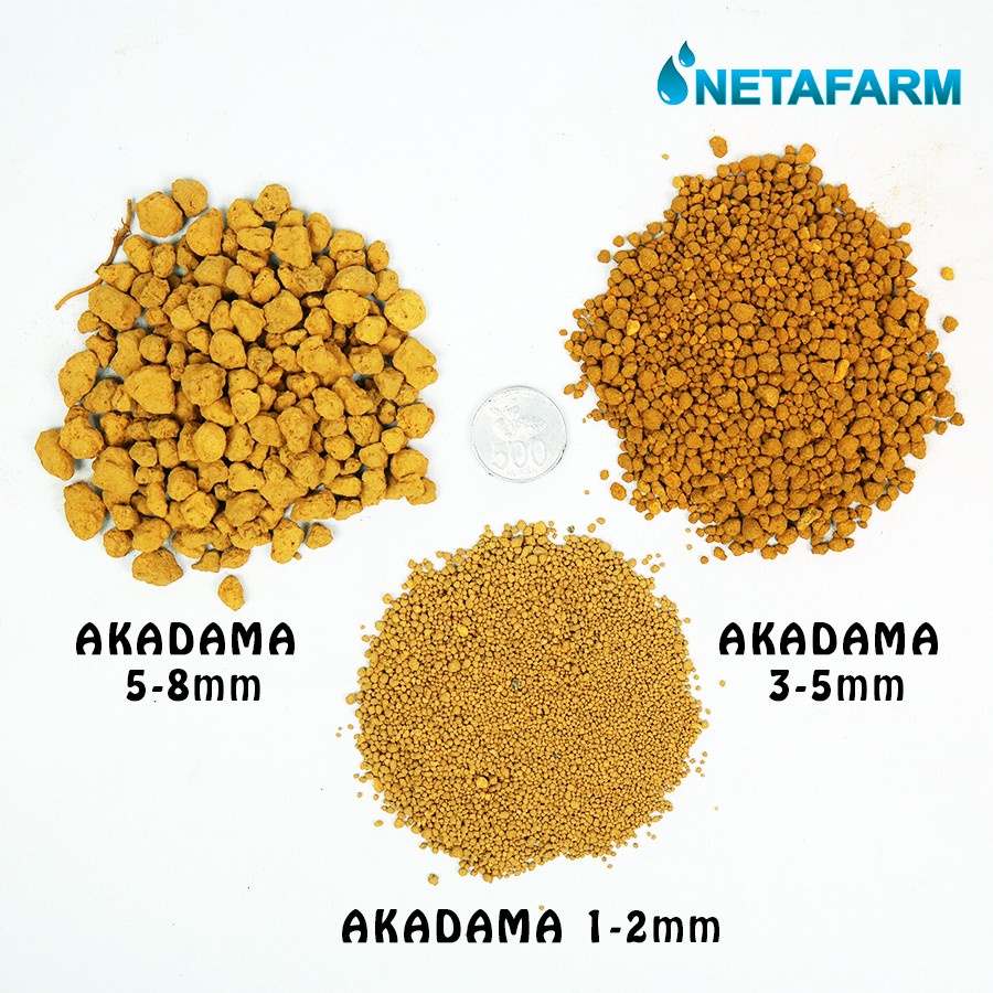 Media Tanam Akadama Size Besar ( 5-8 mm ) - 1Kg