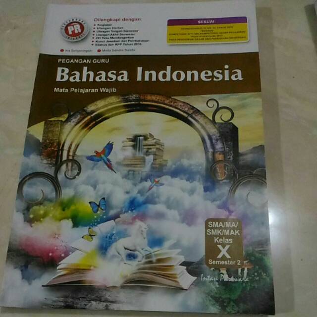 

Buku PR PG Bahasa Indonesia kelas 10B