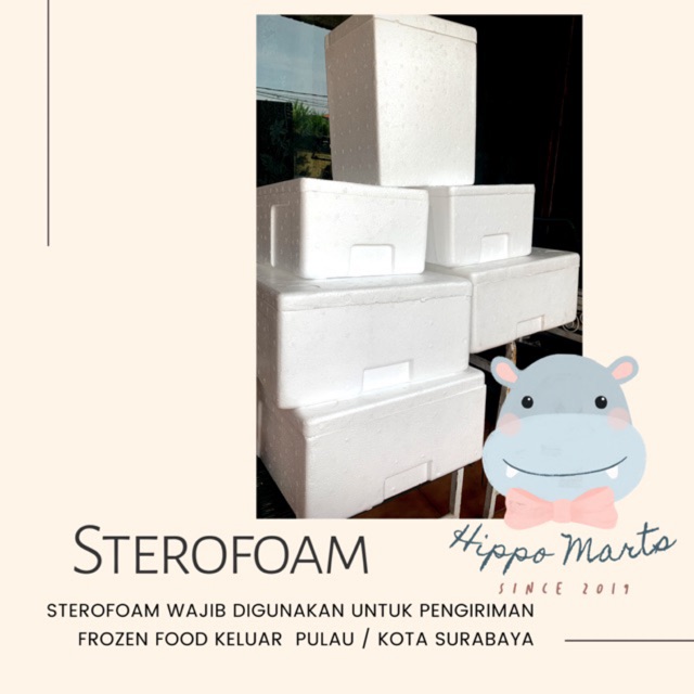 Sterofoam Box Styrofoam ( Wajib Untuk Pengiriman FROZEN FOOD )