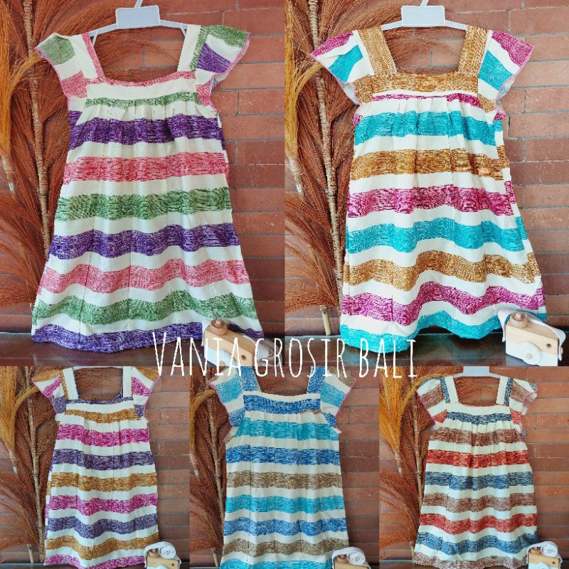 [PUSAT KULAKAN] DASTER SAMBUNG ANAK FULL OBRAS USIA 4-6 TAHUN MOTIF SALUR