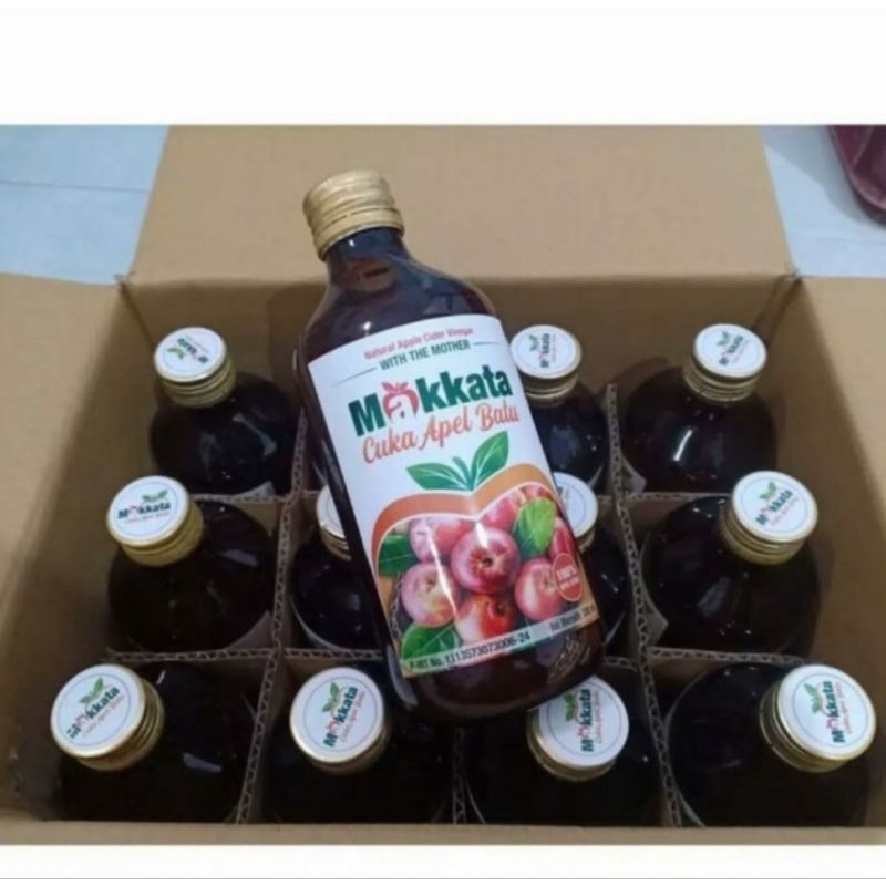 

cuka apel makatta 330ml apel batu asli natural