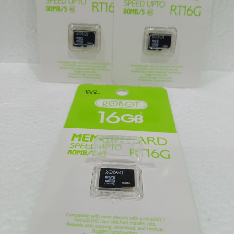 MEMORI ROBOT RT16G 16 GB CLASS 10 80mb/s