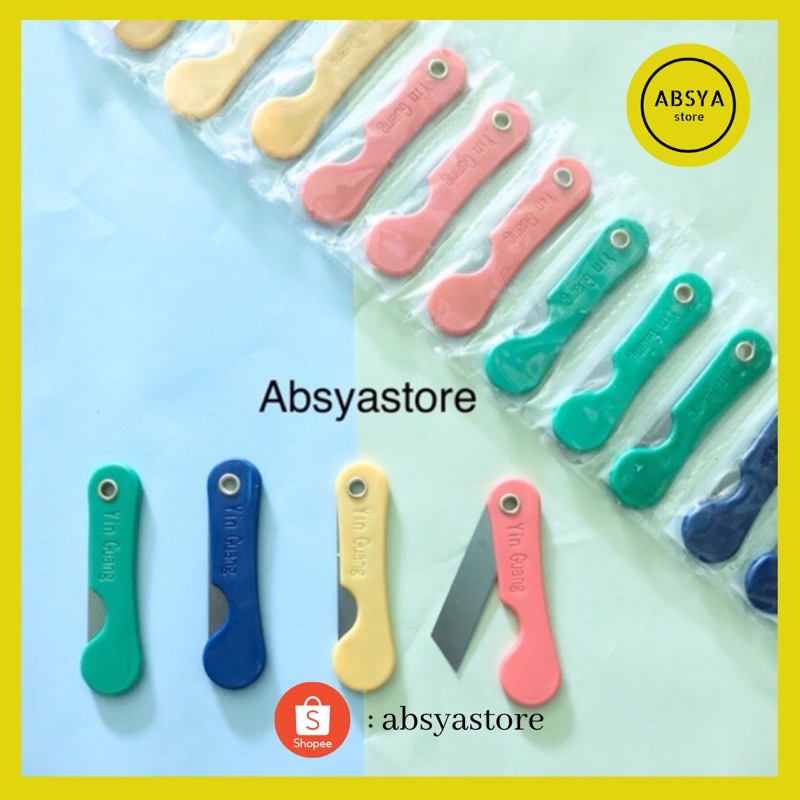 

(Isi 12pcs) Cutter kecil / mini / merk yin guang