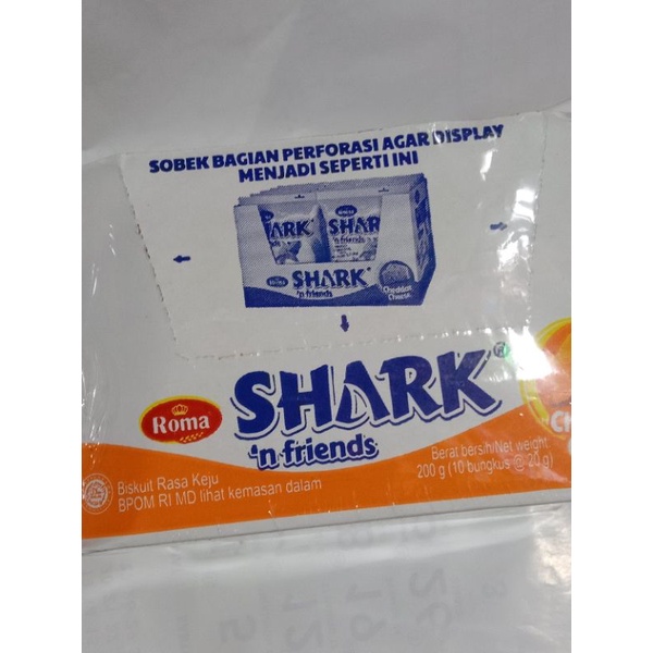 

SHARK N FRIENDS Biskuit kering Gurih rasa keju