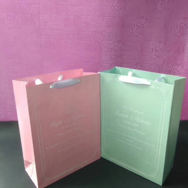 

Paperbag tas kertas warna kertas jasmine murah ulangtahun souvenir wedding