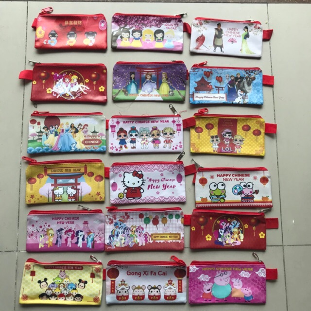 Dompet Angpao Imlek Panjang Shio Kelinci Rabbit Bunny Tahun 2023 Lucu Koko Cici Thomas Pony