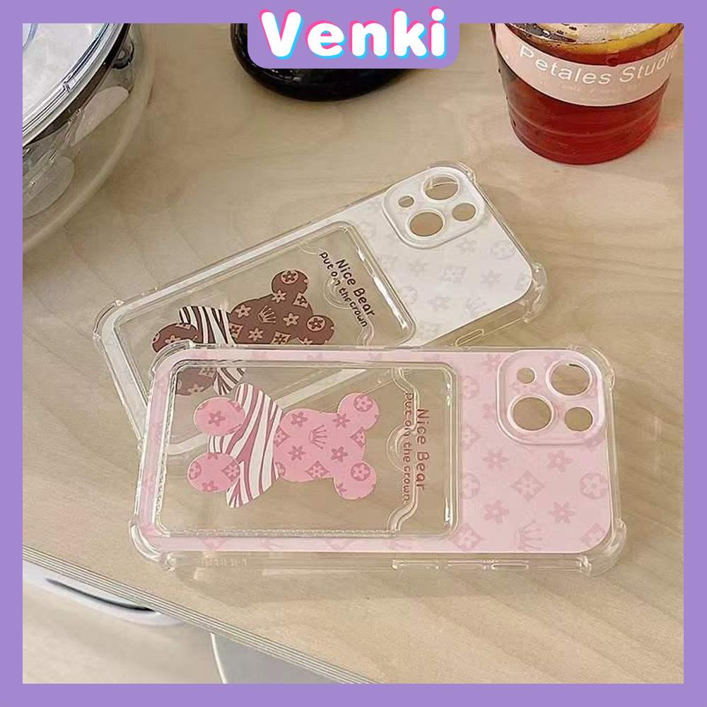 Casing Silikon Iphone 13 Pro Max 12 Pro Max 11 Pro Max 7 Plus Xr Xs Max Shockproof Gambar Kartun Beruang Lucu