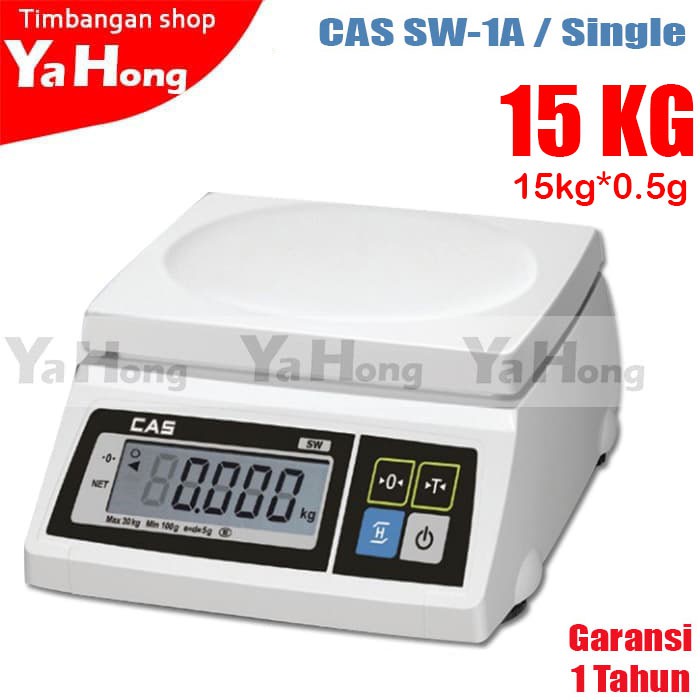 Timbangan Meja Digital CAS SW-1A 15kg 0.5g