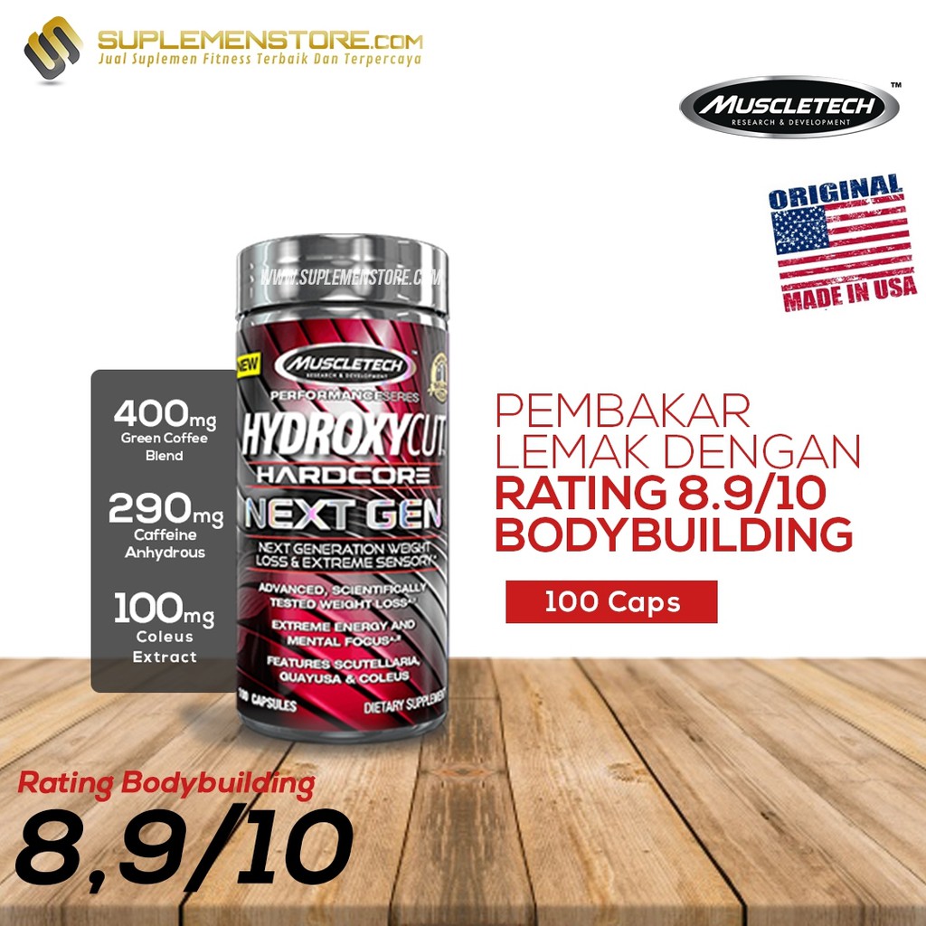 Hydroxycut hardcore next gen 100 caps