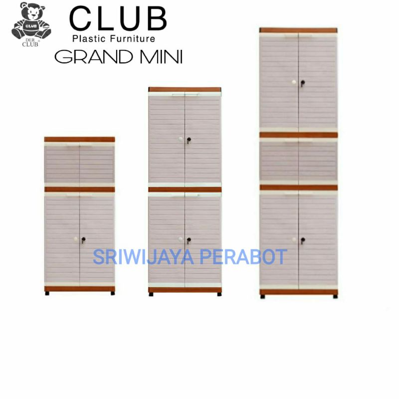 LEMARI PAKAIAN CLUB GRAND MINI KUNCI | GRAND MINI CLUB CABINET