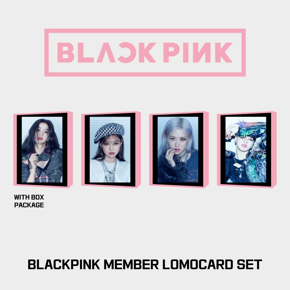 LOMO CARD BLACKPINK LOMOCARD (ISI 25 PCS + BOX + LAMINASI 2SISI) KPOP IDOL KOREA PREMIUM MURAH UNOFFICIAL JENNIE JISOO LISA ROSE READY STOCK !