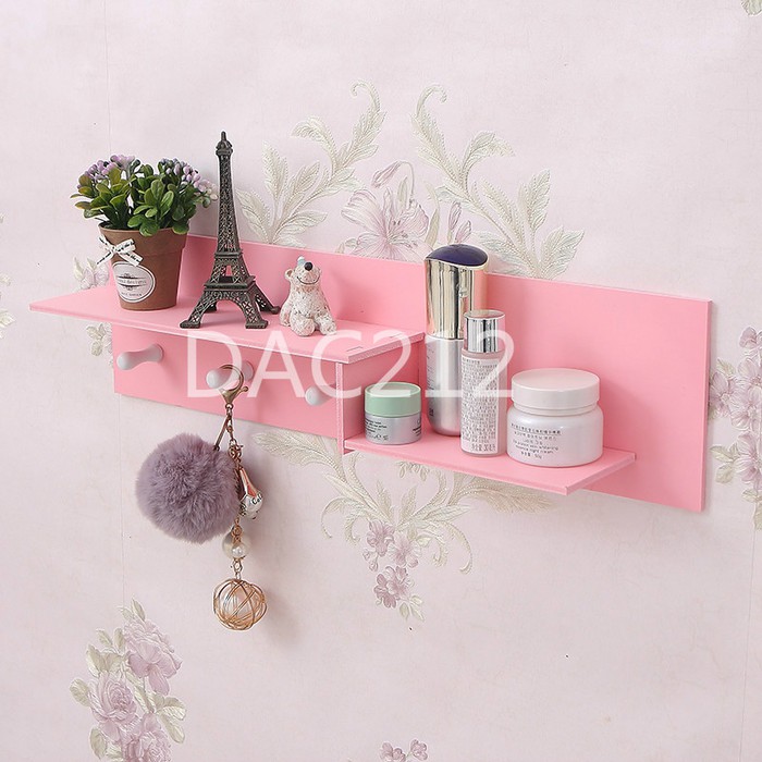 Dac212 PINK Rak dinding vintage DAC (dengan 3buah hook gantungan )