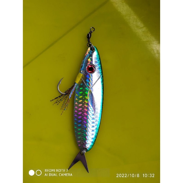 Umpan jigging 60 & 40 gr.kail tajam anti korosi