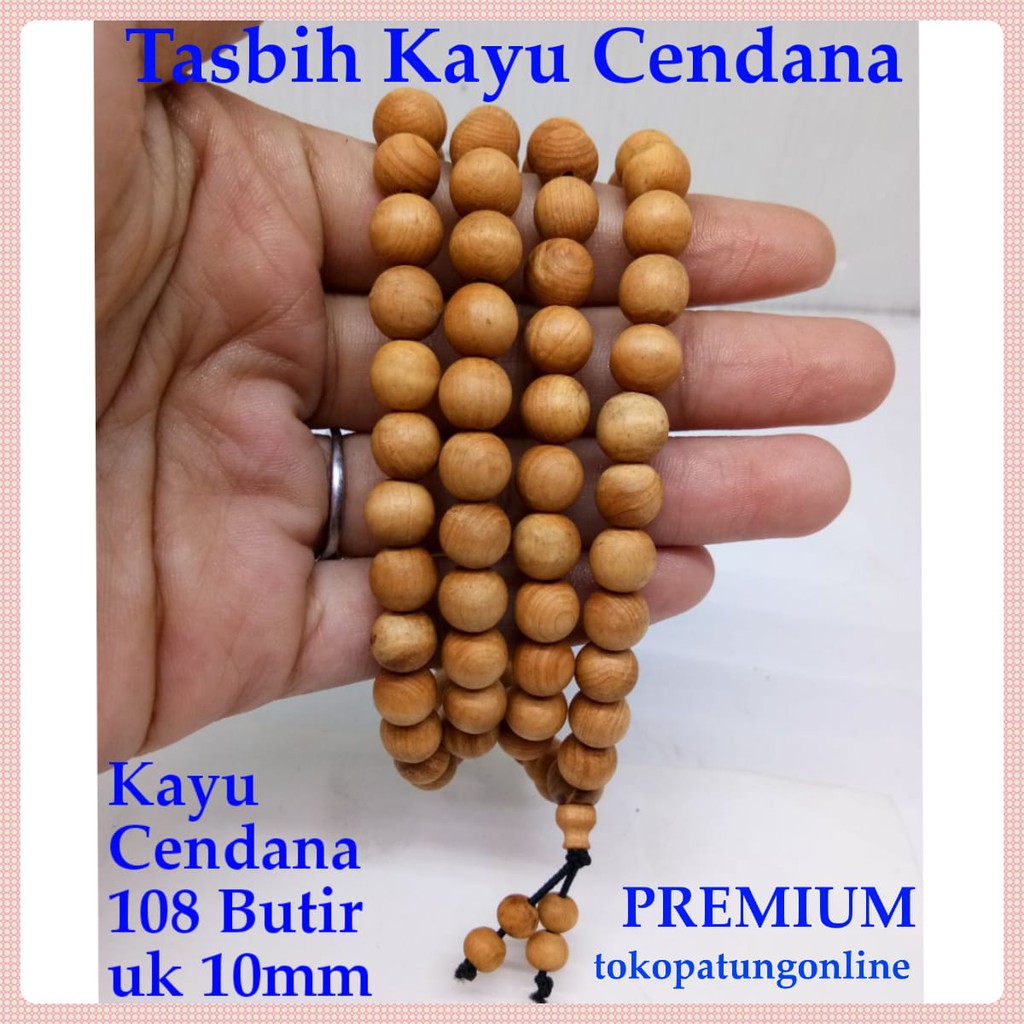 Tasbih Kayu Cendana Import 108 Butir 10mm 01