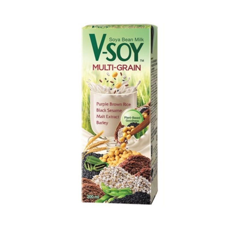 

V Soy Multigrain Soybean Milk/ Susu Kedelai 200ml
