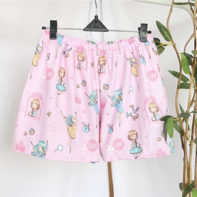 Celana Pendek Kekinian Wanita / Celana Pendek Motif / Celana Kolor Jumbo