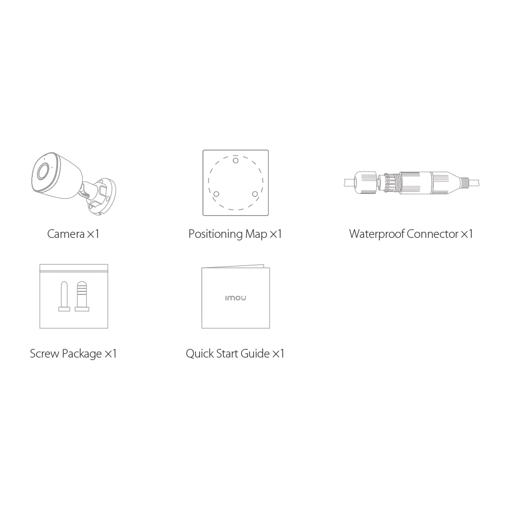 IMOU IPC-F22AP DAHUA IMOU H.265 POE BULLET IP CAMERA BERGARANSI RESMI