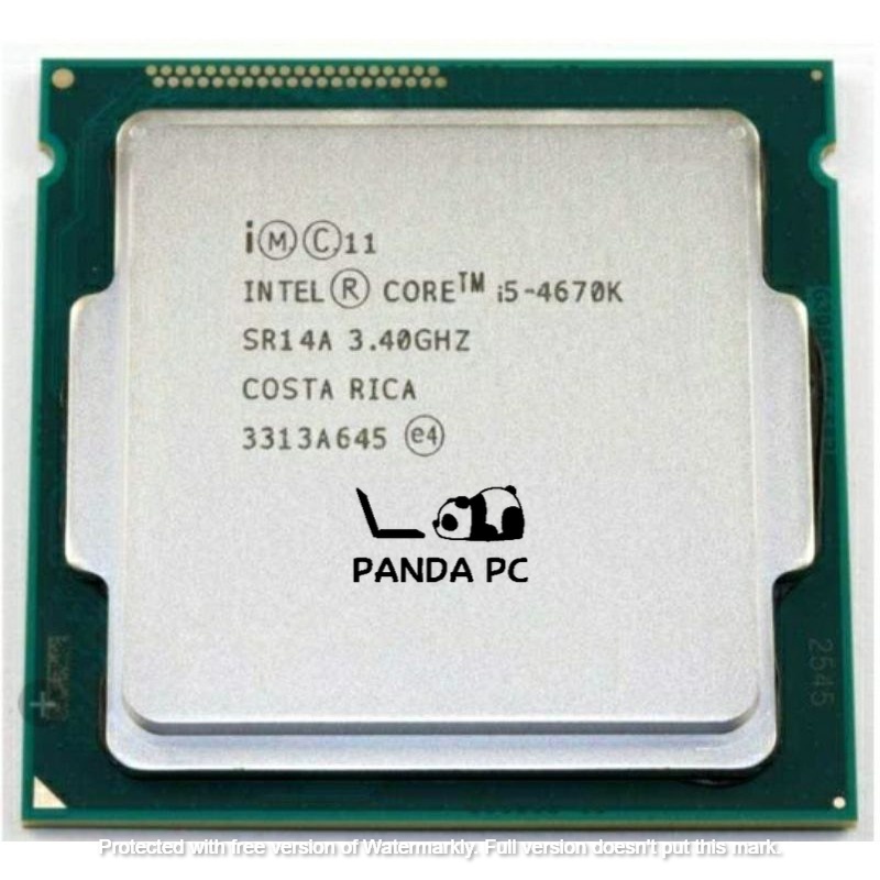 Processor Intel Core i5 4670K tray Socket 1150 Haswell Not 4670