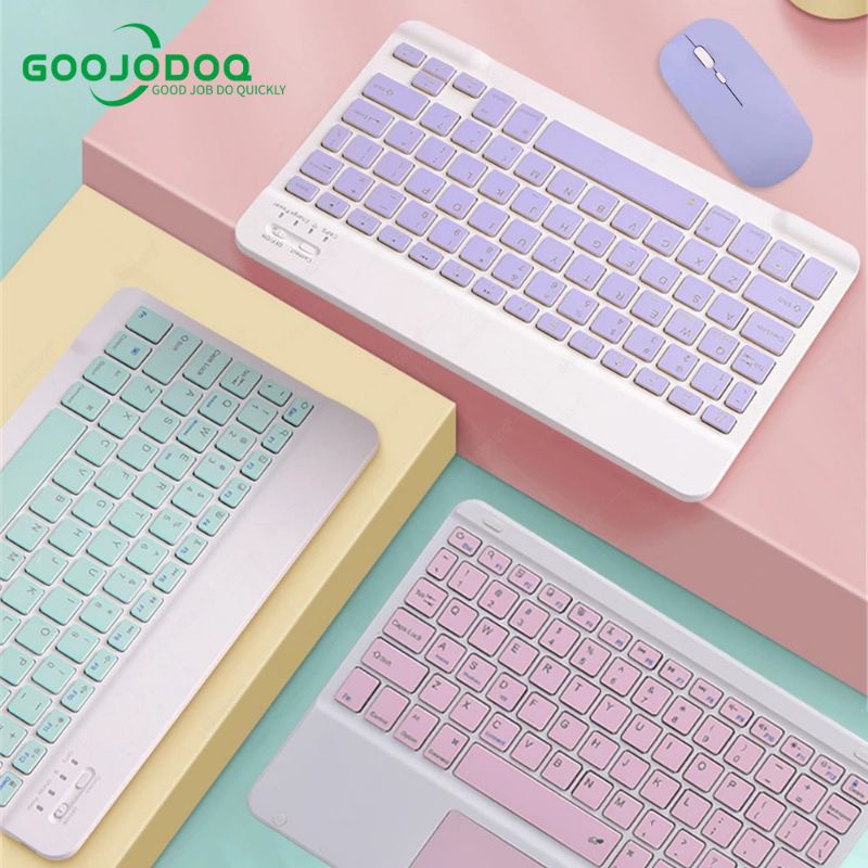 Goojodoq Keyboard Wireless Bluetooth 10 Inch Lightweight Portable For iPad