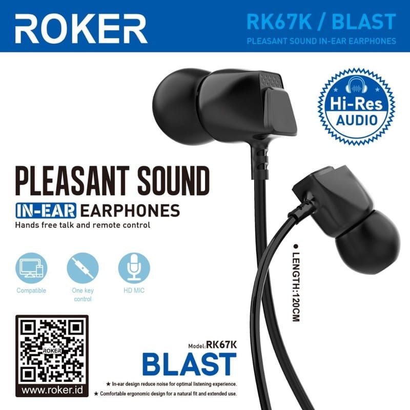 Headset / handsfree / earphones ROKER BLAST RK67K with MIC Extra