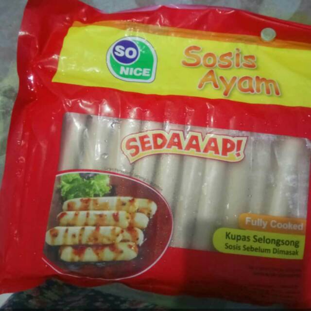 

Sosis Ayam So Nice 1 kg