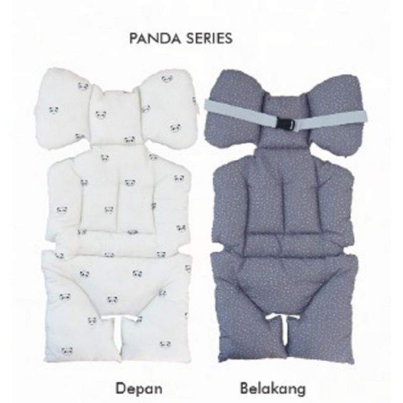 Omiland Alas Stroller/ Bouncer/ Car Seat Bahan lembut motif Panda