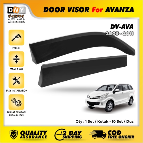 Talang Air / Door Visor DNY Avanza – Injection High Quality