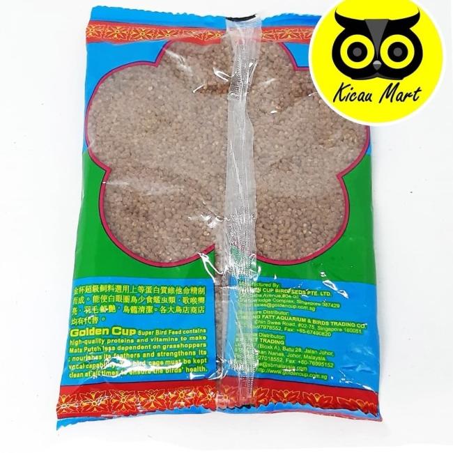 PAKAN IMPORT MAKANAN HARIAN LOMBA BURUNG PLECI VOER PUR GOLDEN CUP