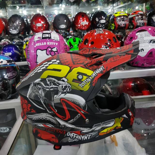 helm jpx cross motif x16 cobra