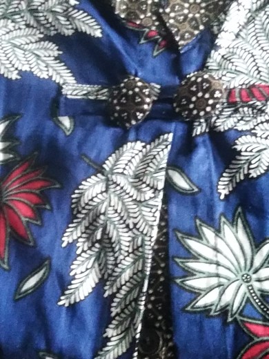 Blouse Bolero Gurdo Truntum.m L Xl Xxl.batik Pekalongan.kancing Depan