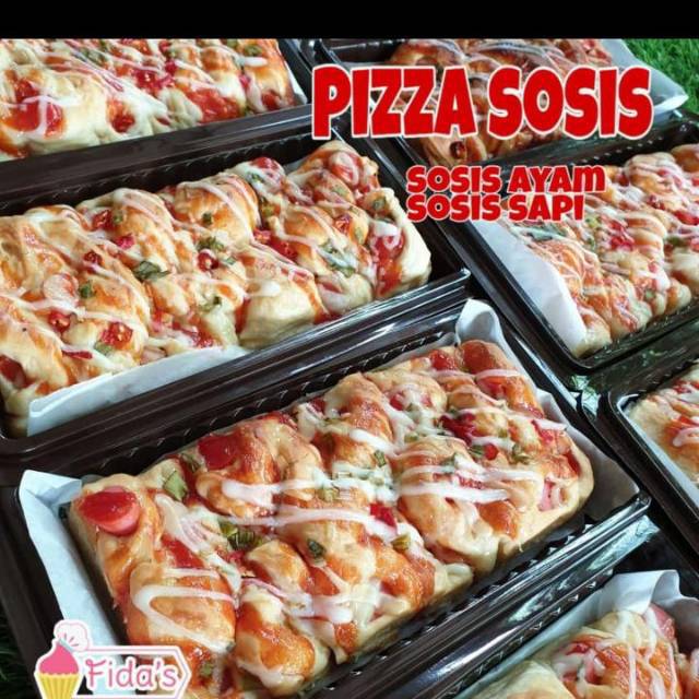 

Roti pizza sosis