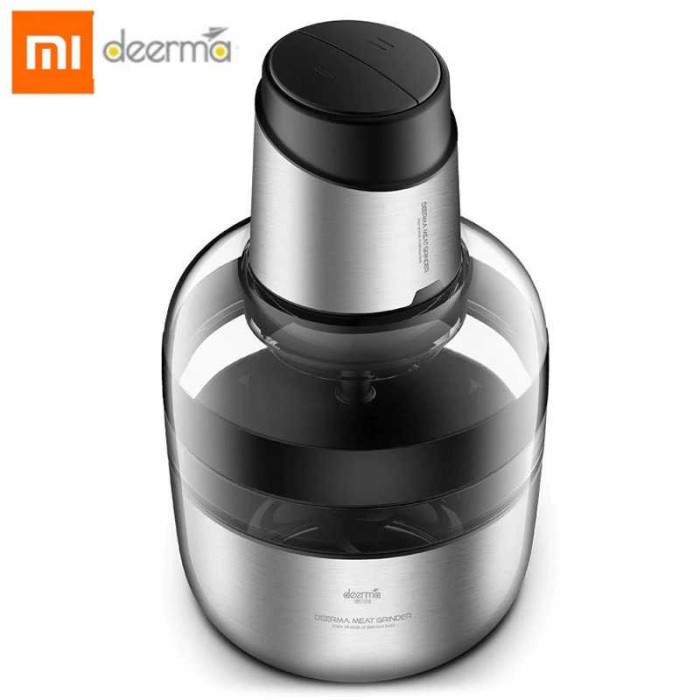 Xiaomi Deerma Blender Penggiling Daging Meat Grinder 1800ml - Dem-JR01 - Silver