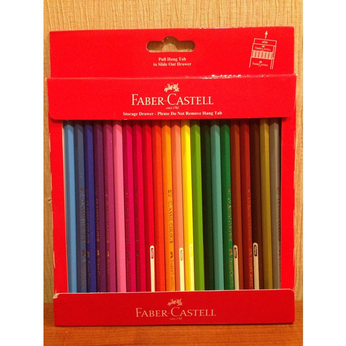 

WARNAPENSIL- PENSIL WARNA FABER-CASTELL 24 CLASSIC COLOUR -PENSIL WARNA