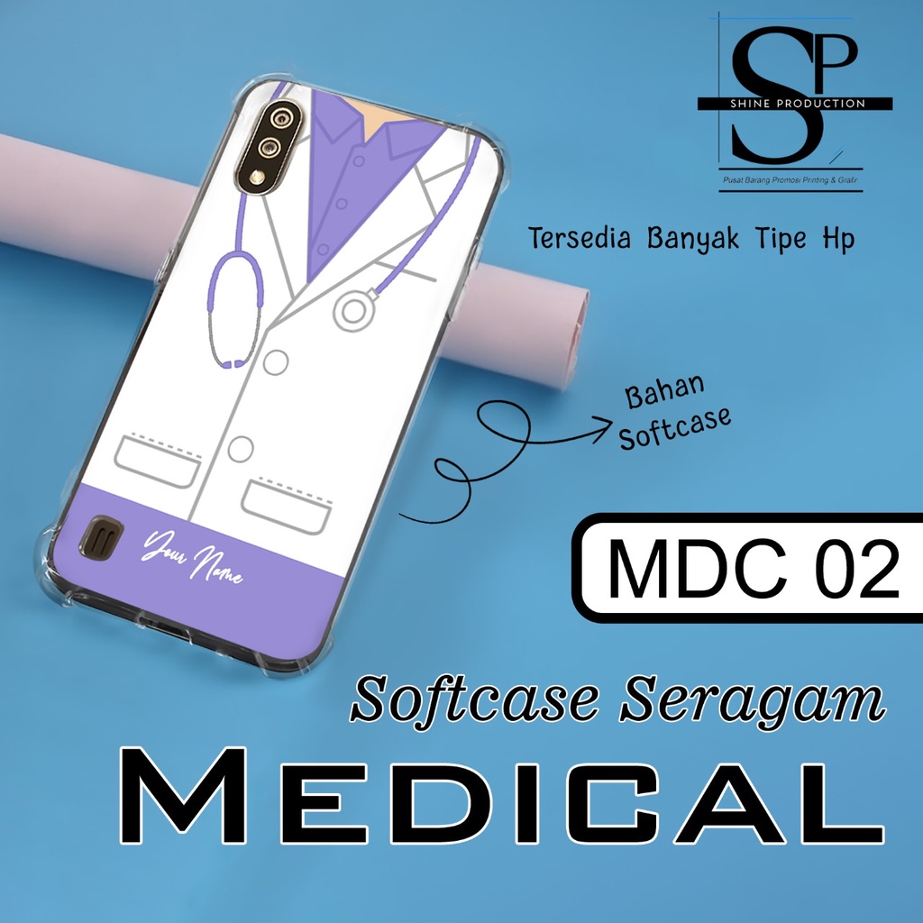 Softcase Samsung A22 Motif Seragam Dokter Perawat