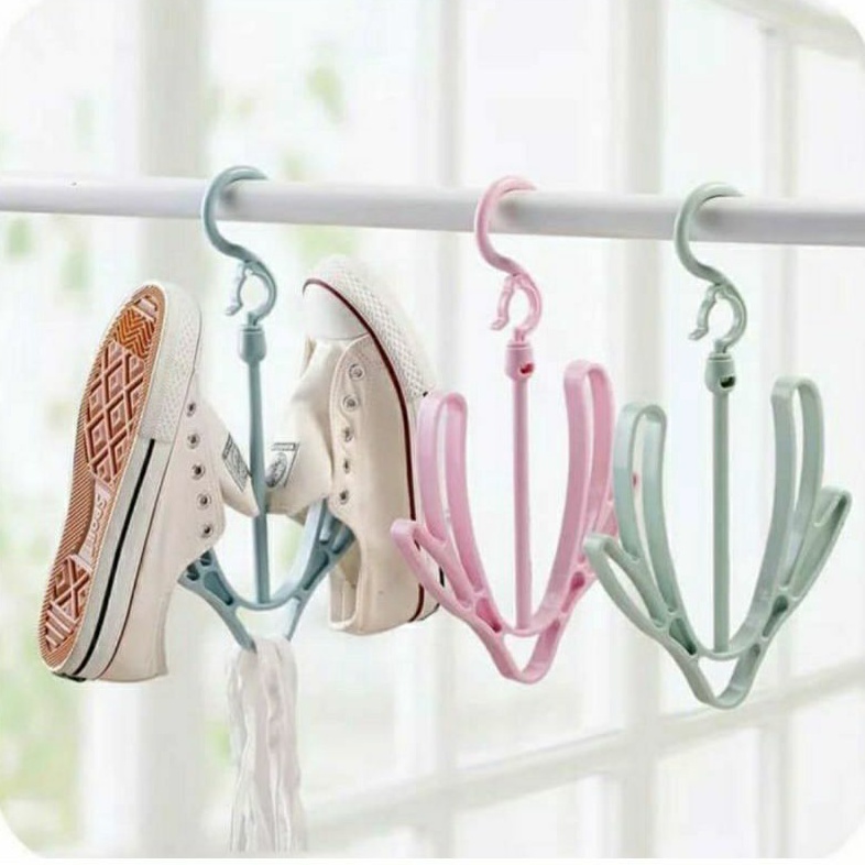 Gantungan Pengering Sepatu Sandal Shoes Dryer Hanger