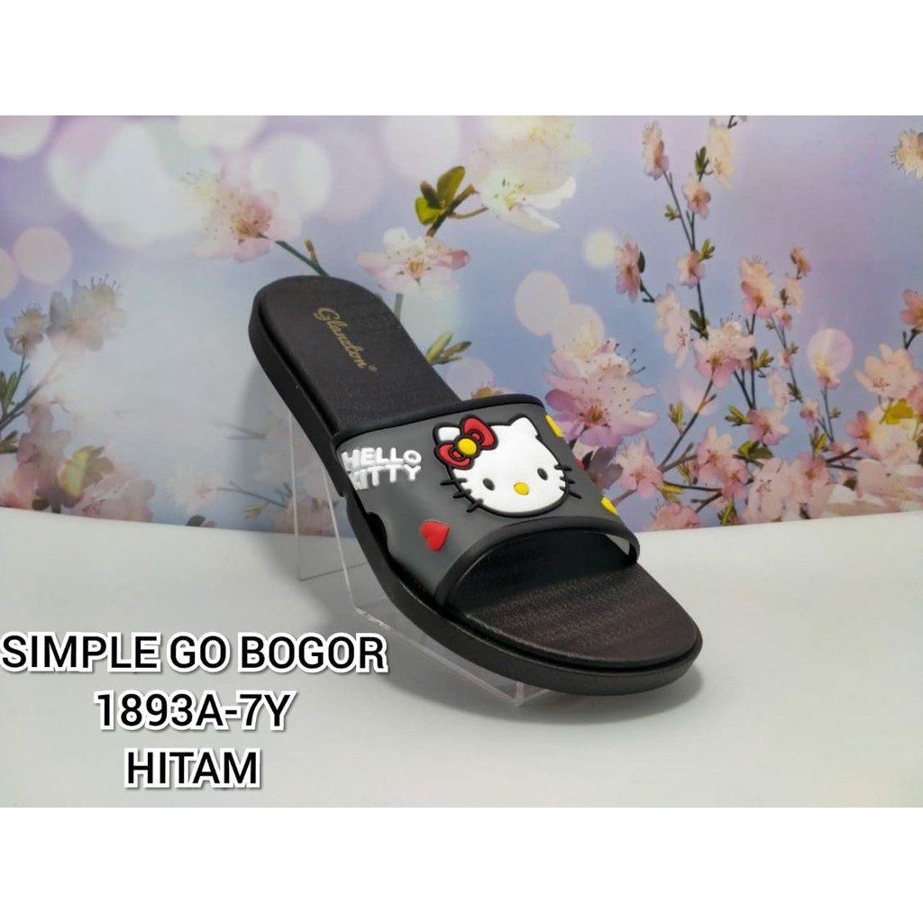 SANDAL IMPORT MODEL FLAT WANITA KASUAL NYAMAN DAN MODIS GLANZTON 1893A-7Y 37-41