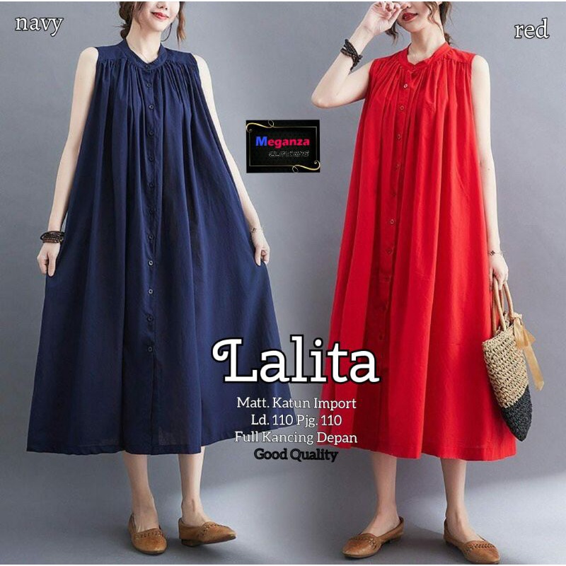 LALITA/LENATA /RAQUMI DRES WANITA TERBARU BY MEGA