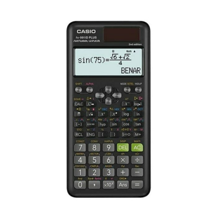 

CODE183 CASIO FX-991ID PLUS - Scientific Kalkulator