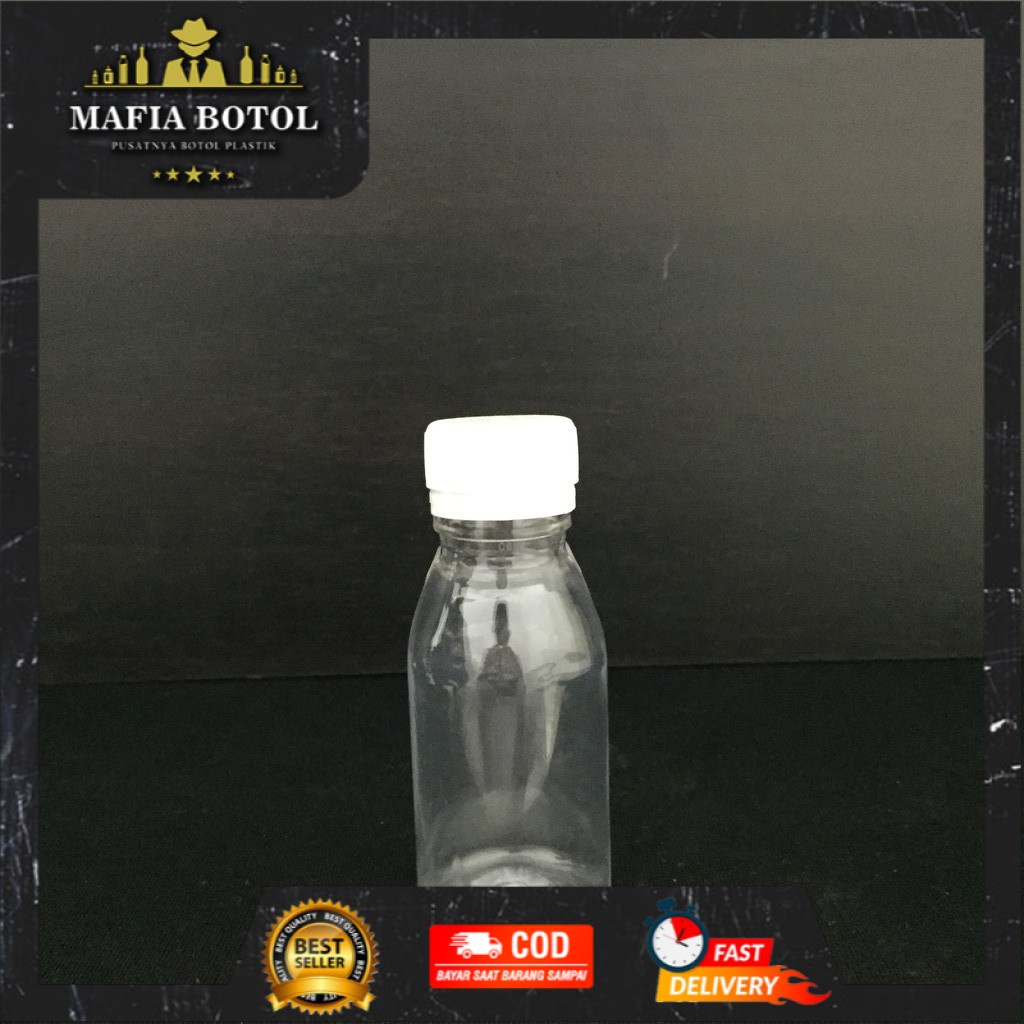 Botol plastik tebal PET 60 ml botol kapsul