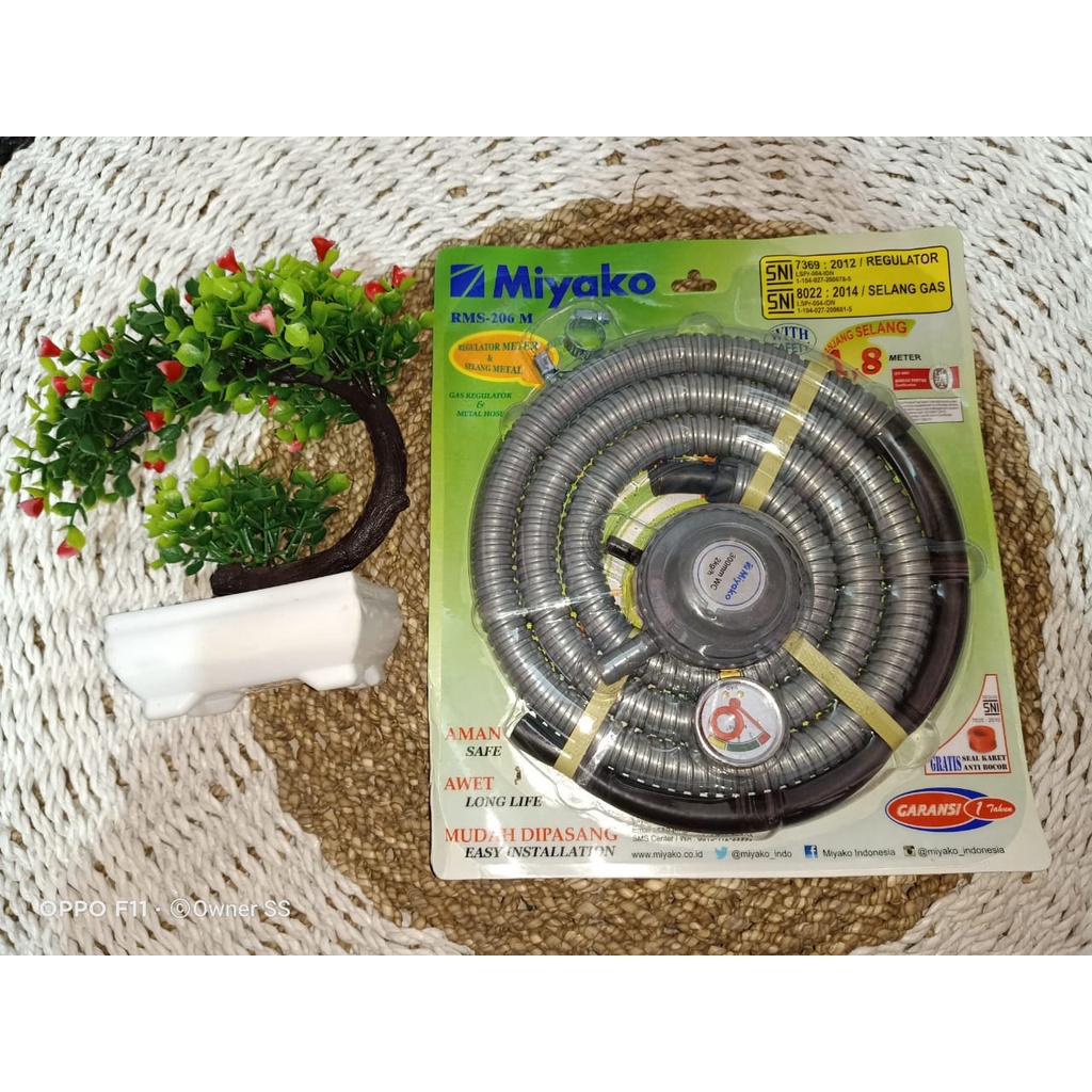 selang regulator gas miyako selang kompor gas