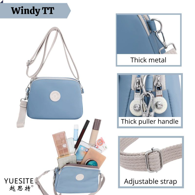 TAS SELEMPANG POUCH YUESITE WINDY ORIGINAL SLINGBAG