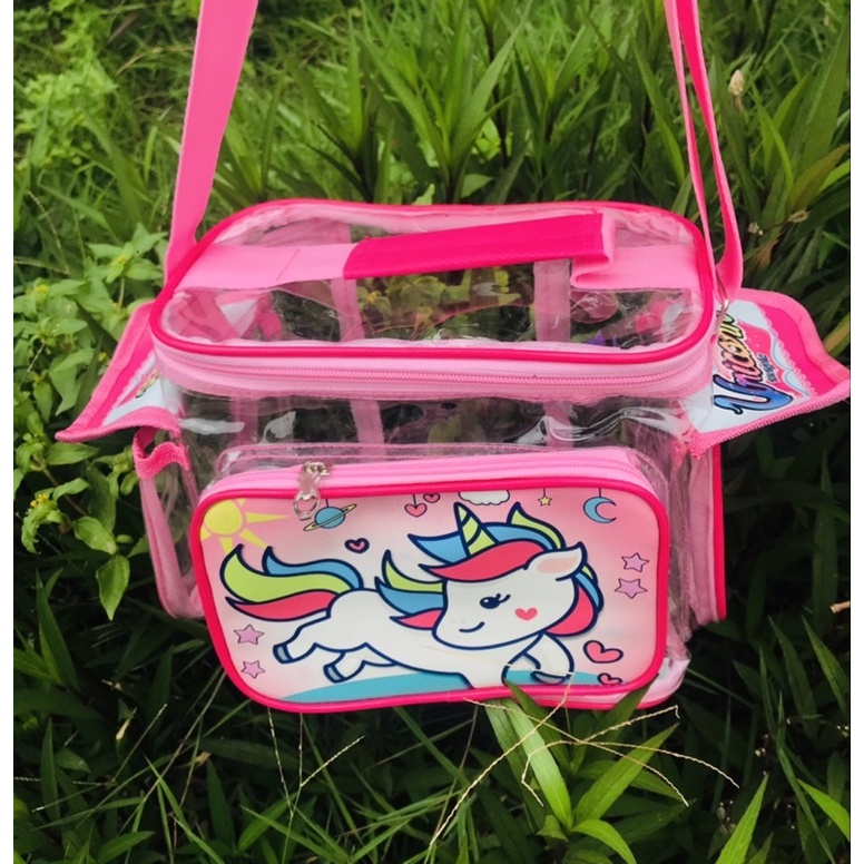 Showme Tas Anak Sekolah Tempat Makan Mika / Sport Premium Karakter UNICORN MAGIC PREMIUM