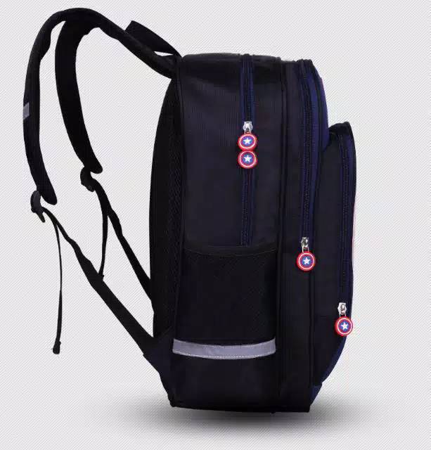 TAS RANSEL CAPTAIN AMERIKA IMPORT/TAS RANSEL ANAK LAKI LAKI MARVEL/TAS ANAK COWOK CAPTAIN AMERIKA SD