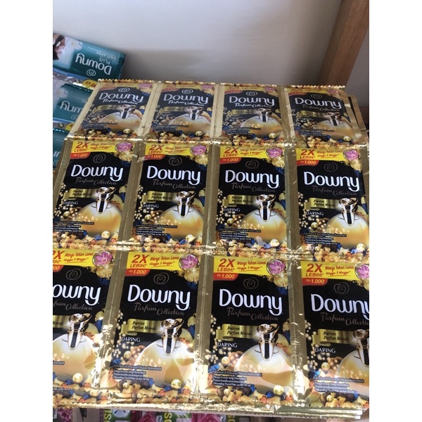 DOWNY /PEWANGI PAKAIAN/GROSIR DAN ECER/ISI 12SACHET