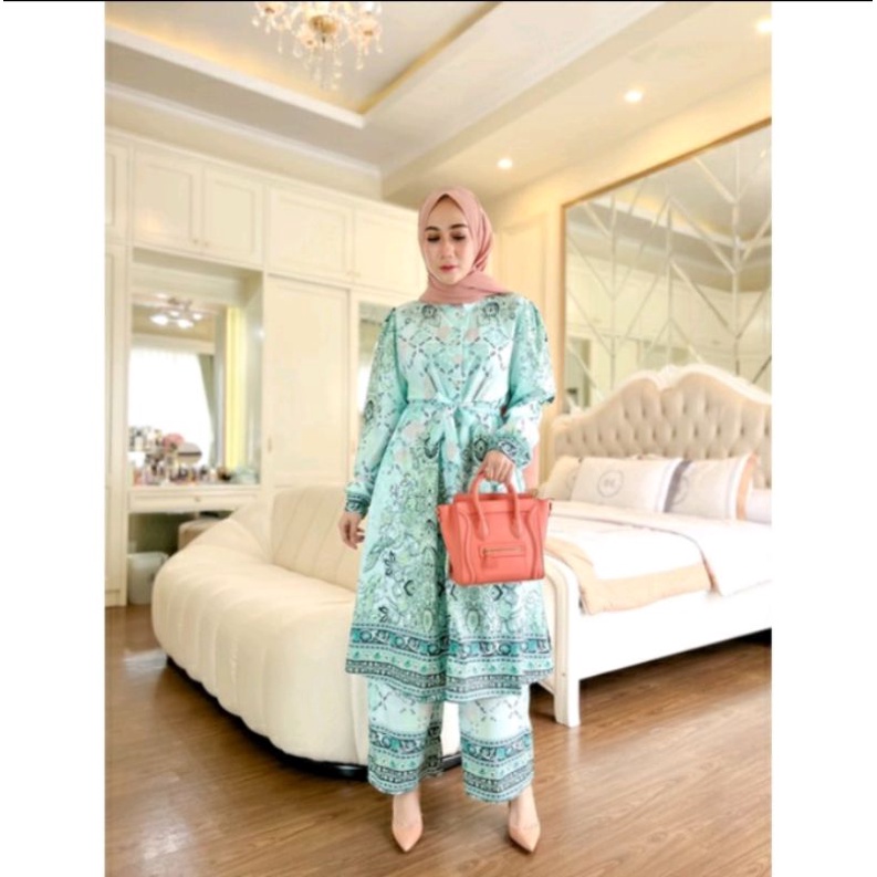 Mahalini set by kittyshopgirls-Hijau