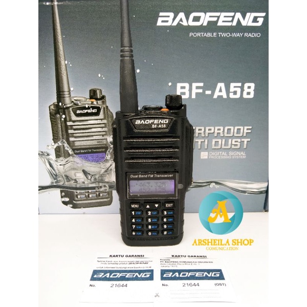 Promo ht baofeng A58 waterprof dual band