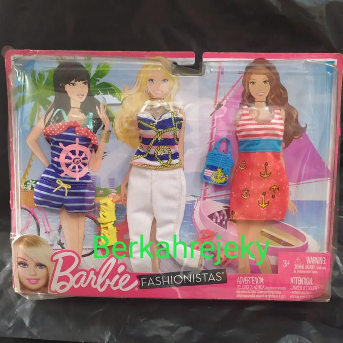 BAJU BARBIE FASHIONISTAS BAJU BONEKA BARBIE ORIGINAL Best Seller