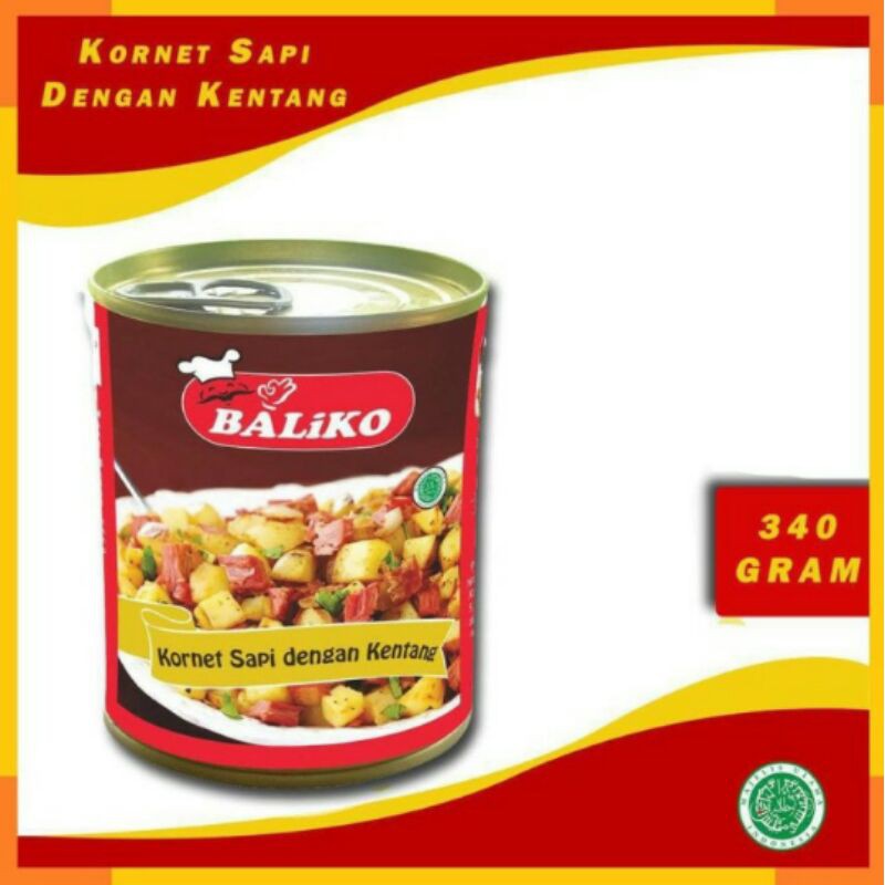 

BALIKO CORNED BEEF WTH KENTANG 24X340G